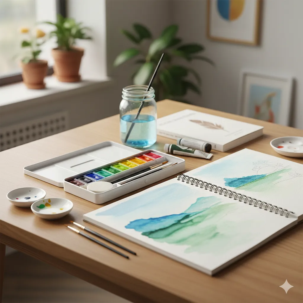 Akvarelmaling for begyndere