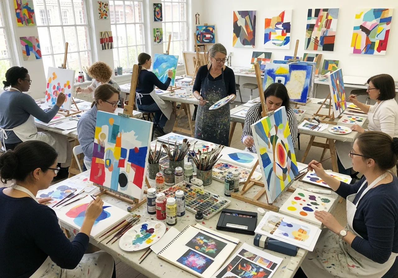 Abstrakt kunst kursus