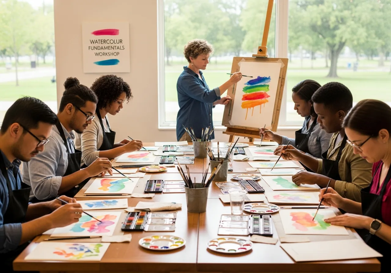 Akvarel Introduktion kursus