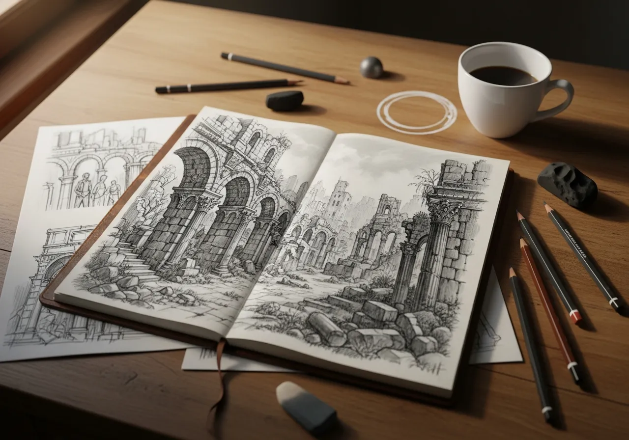 Tegning og Skitsering